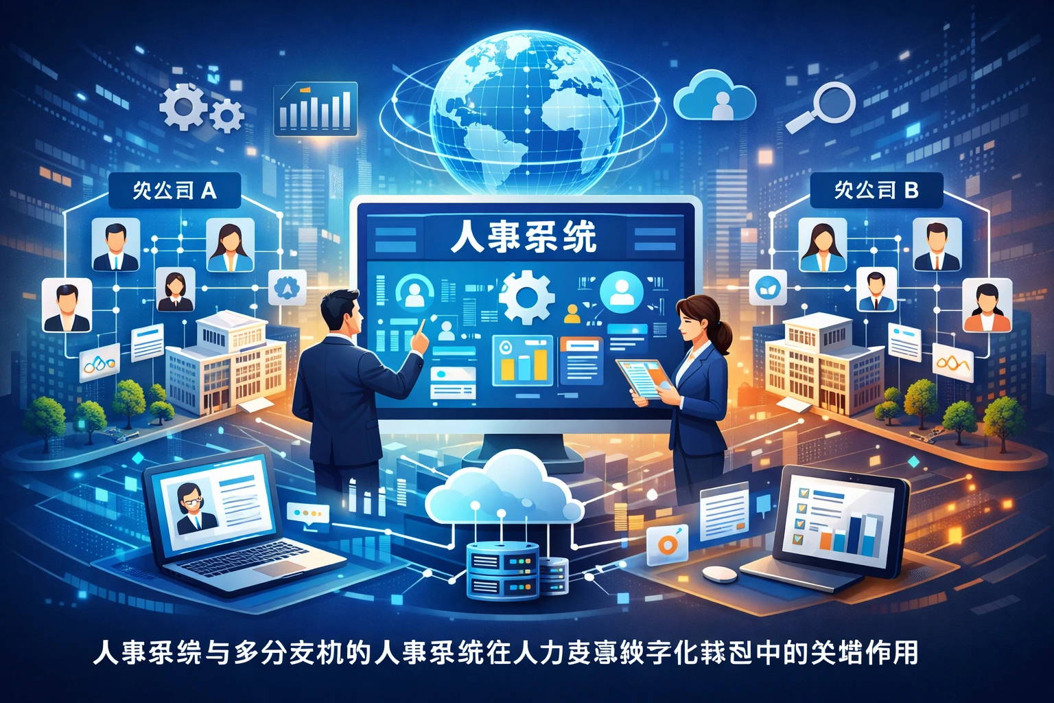 人事系统与多分支机构人事系统在人力资源数字化转型中的关键作用