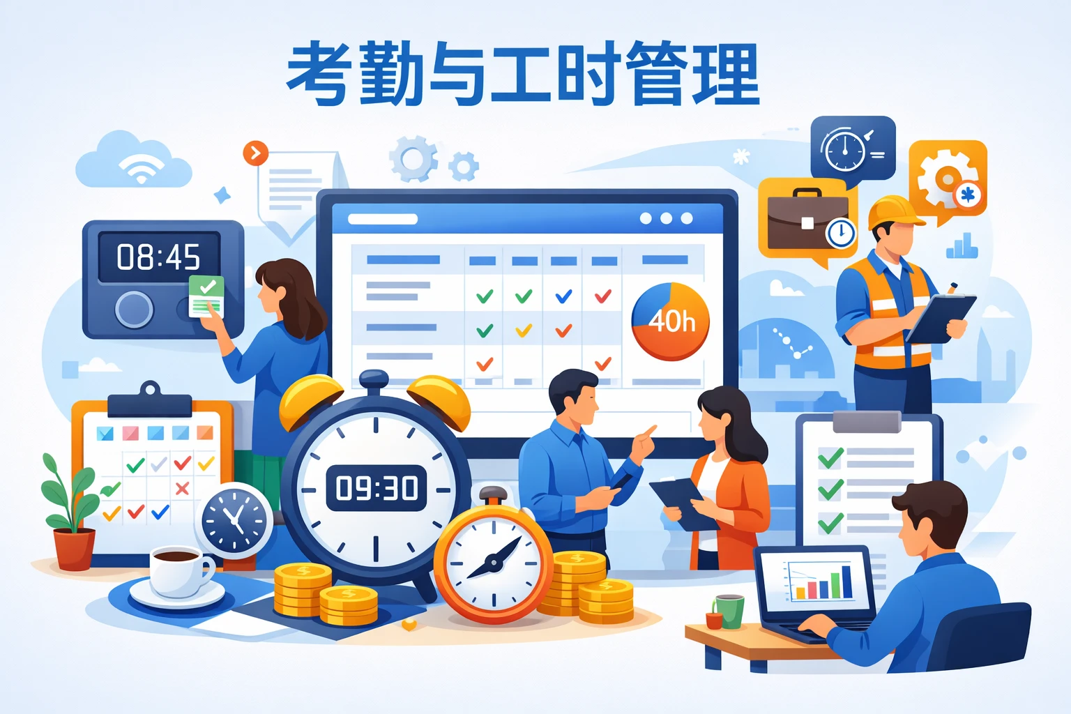 考勤与工时管理