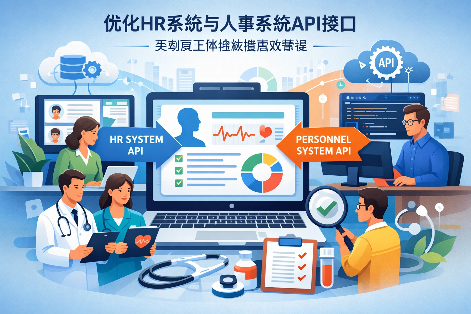 优化HR系统与人事系统API接口，实现员工体检数据高效管理