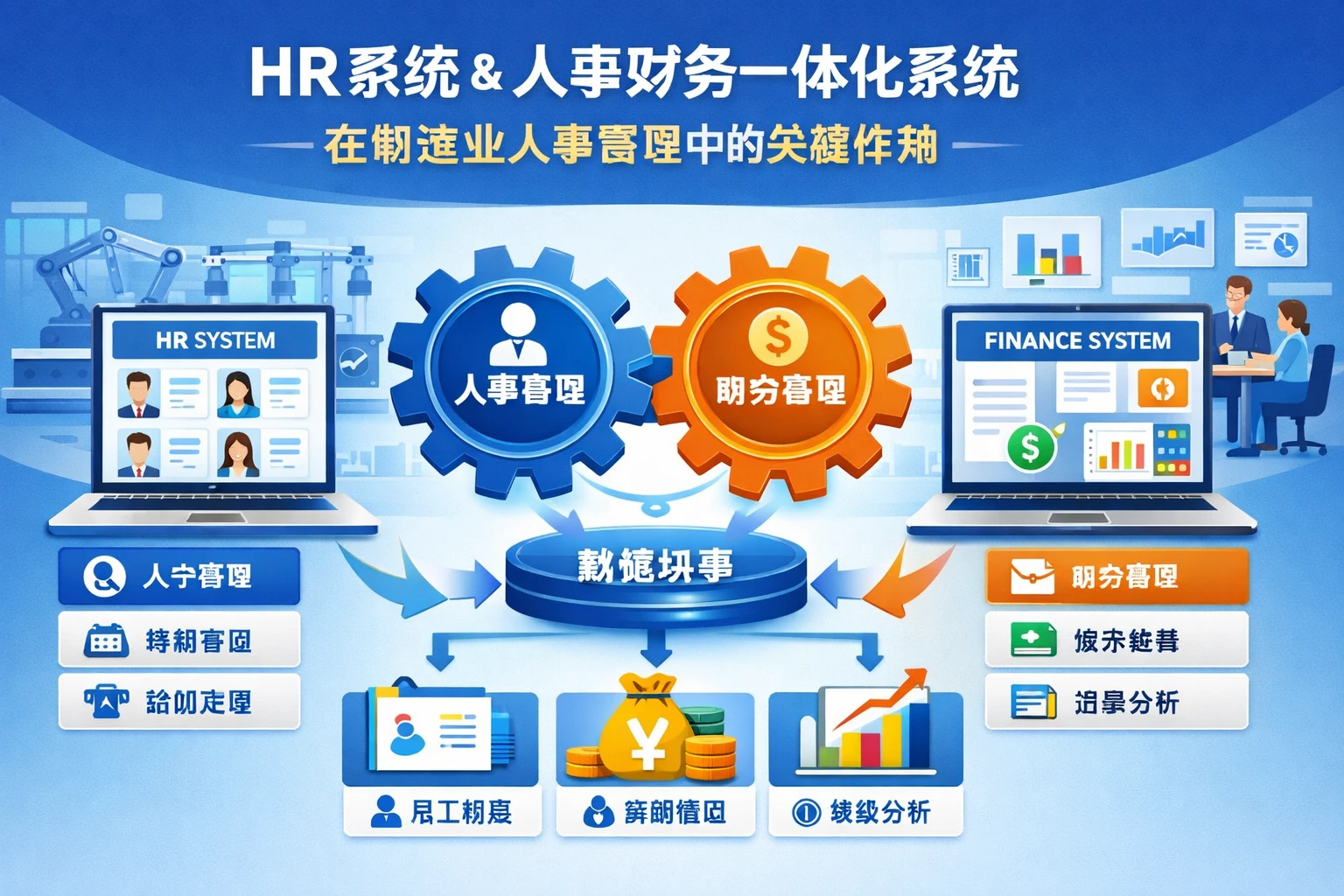 HR系统与人事财务一体化系统在制造业人事管理中的关键作用