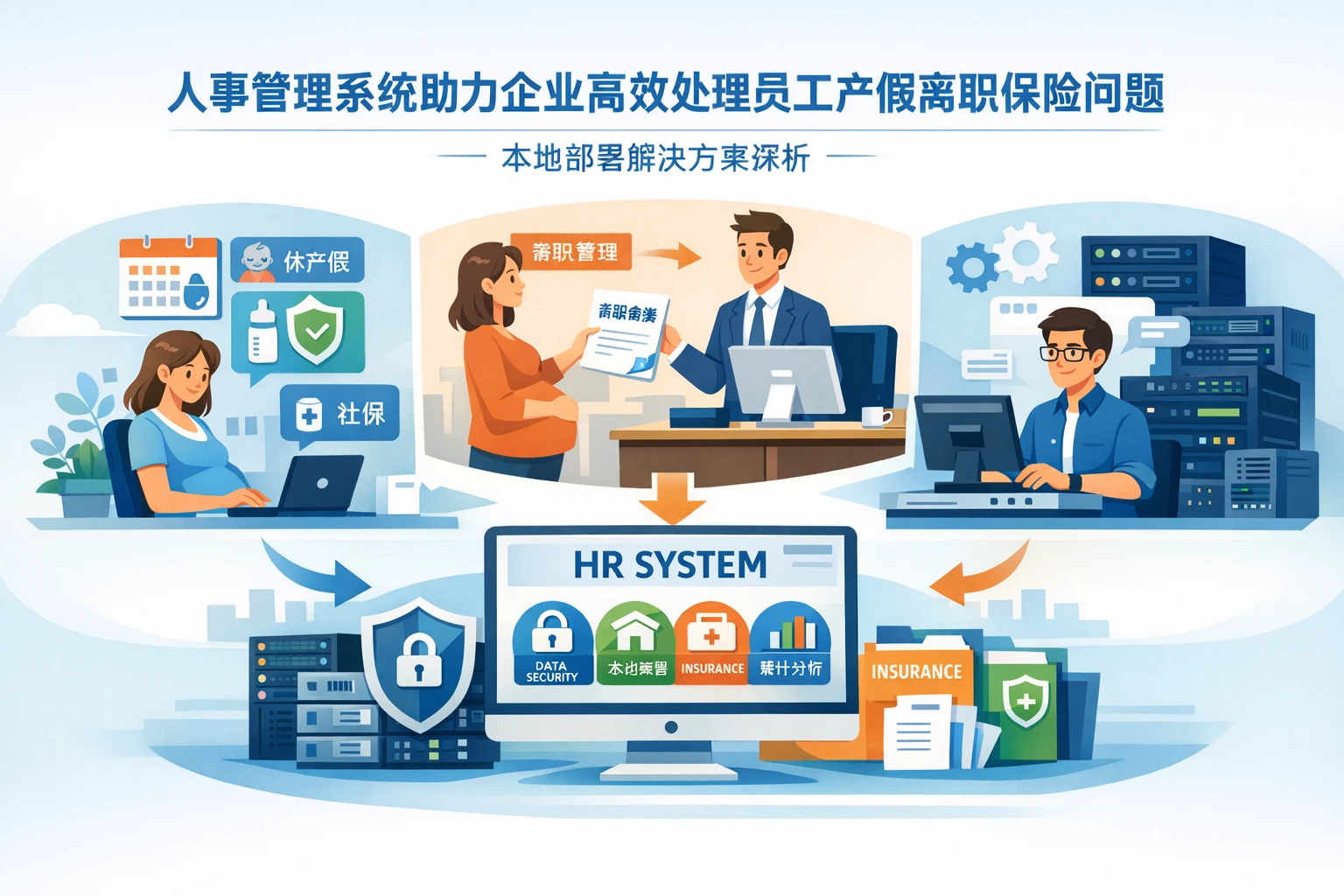 人事管理系统助力企业高效处理员工产假离职保险问题 - 本地部署解决方案探析