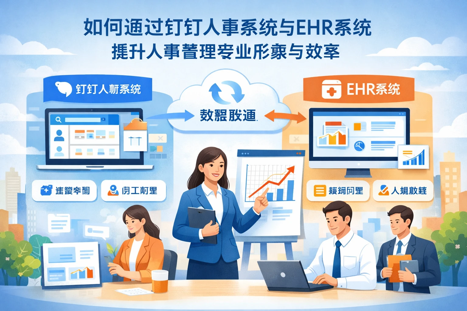 如何通过钉钉人事系统与EHR系统提升人事管理专业形象与效率
