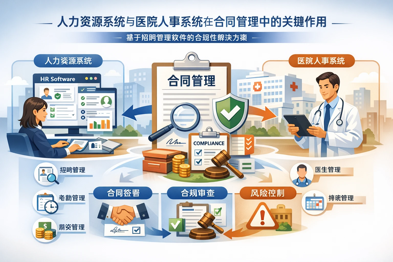 人力资源系统与医院人事系统在合同管理中的关键作用——基于招聘管理软件的合规性解决方案