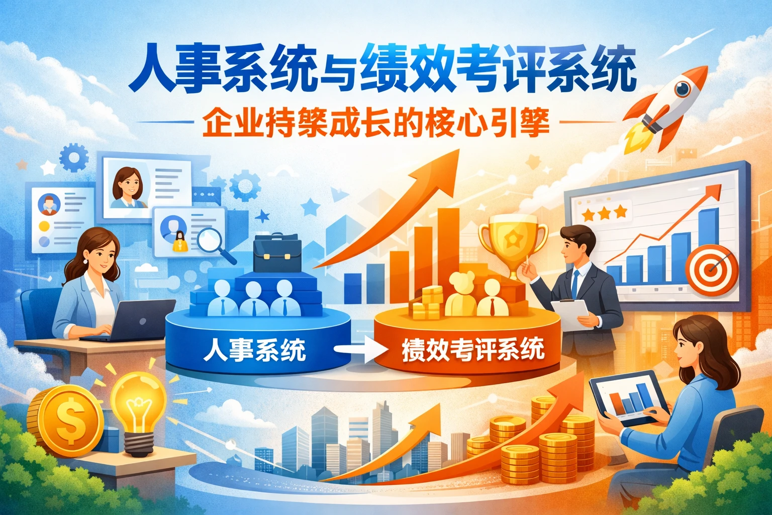 人事系统与绩效考评系统：企业持续成长的核心引擎