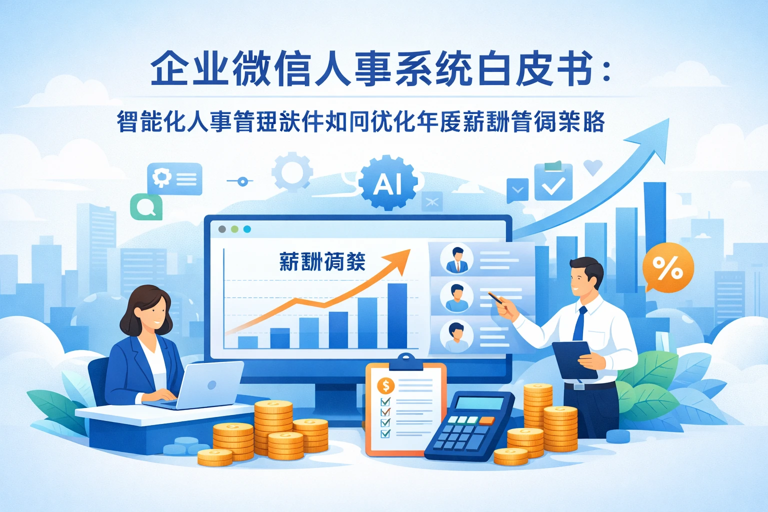 企业微信人事系统白皮书：智能化人事管理软件如何优化年度薪酬普调策略