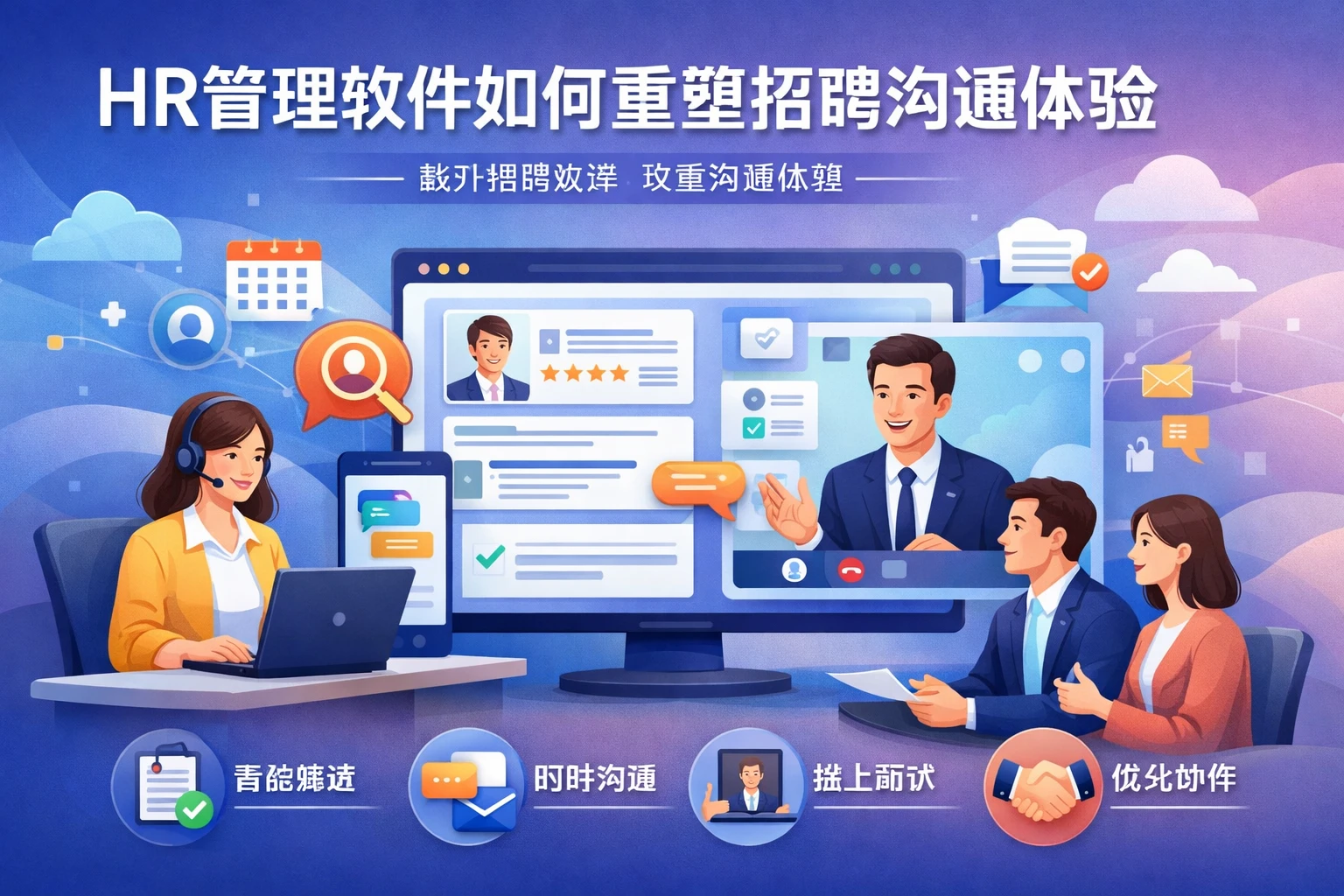 HR管理软件如何重塑招聘沟通体验