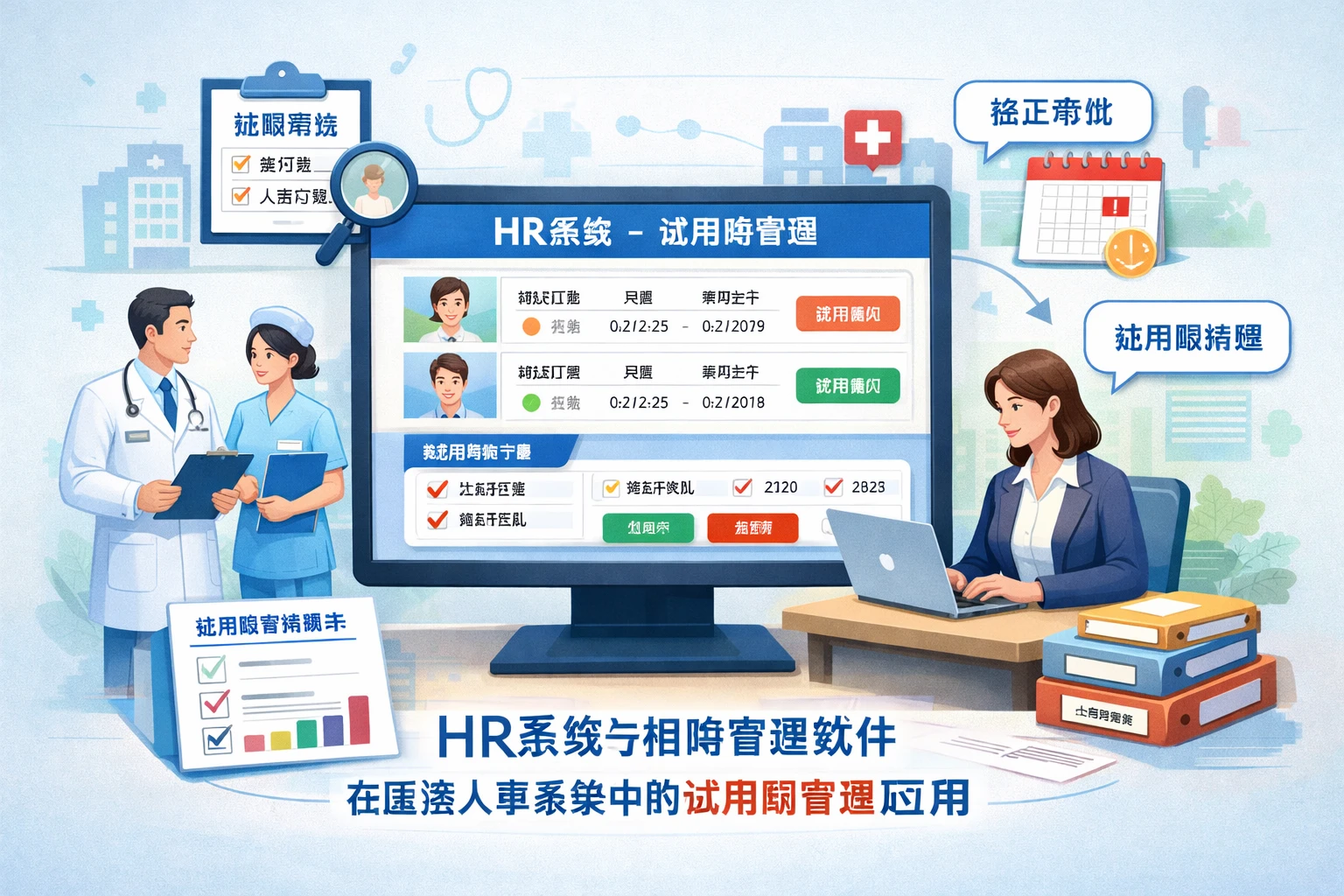 HR系统与招聘管理软件在医院人事系统中的试用期管理应用