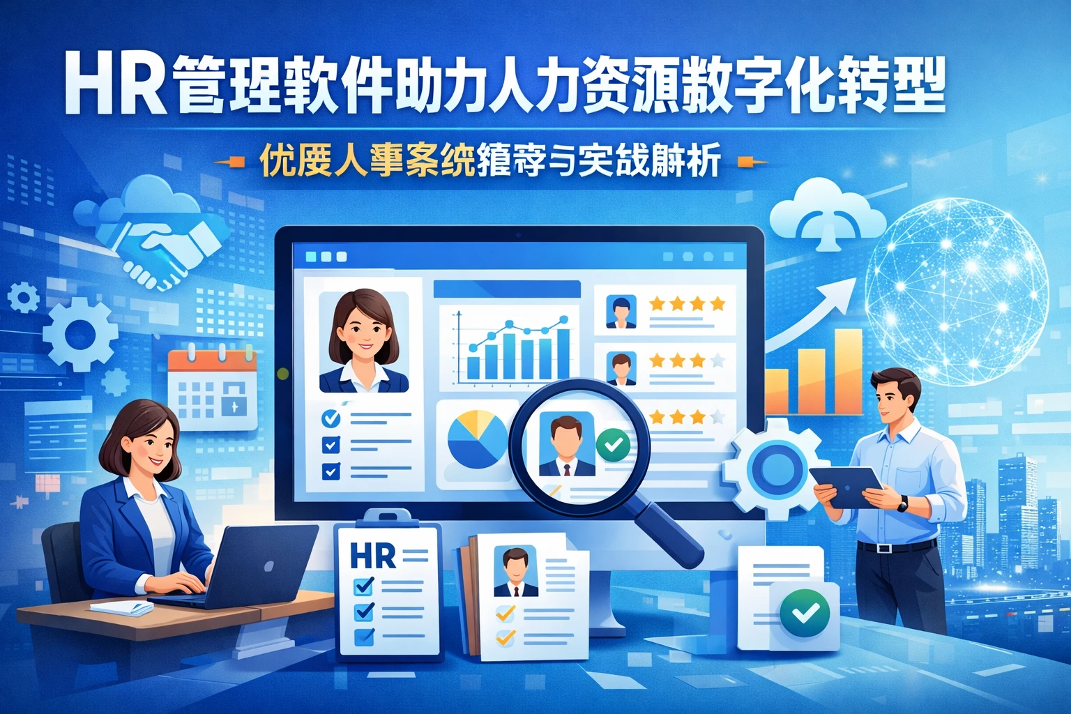 HR管理软件助力人力资源数字化转型：优质人事系统推荐与实战解析