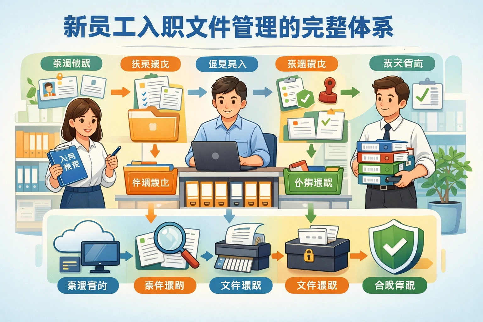 新员工入职文件管理的完整体系