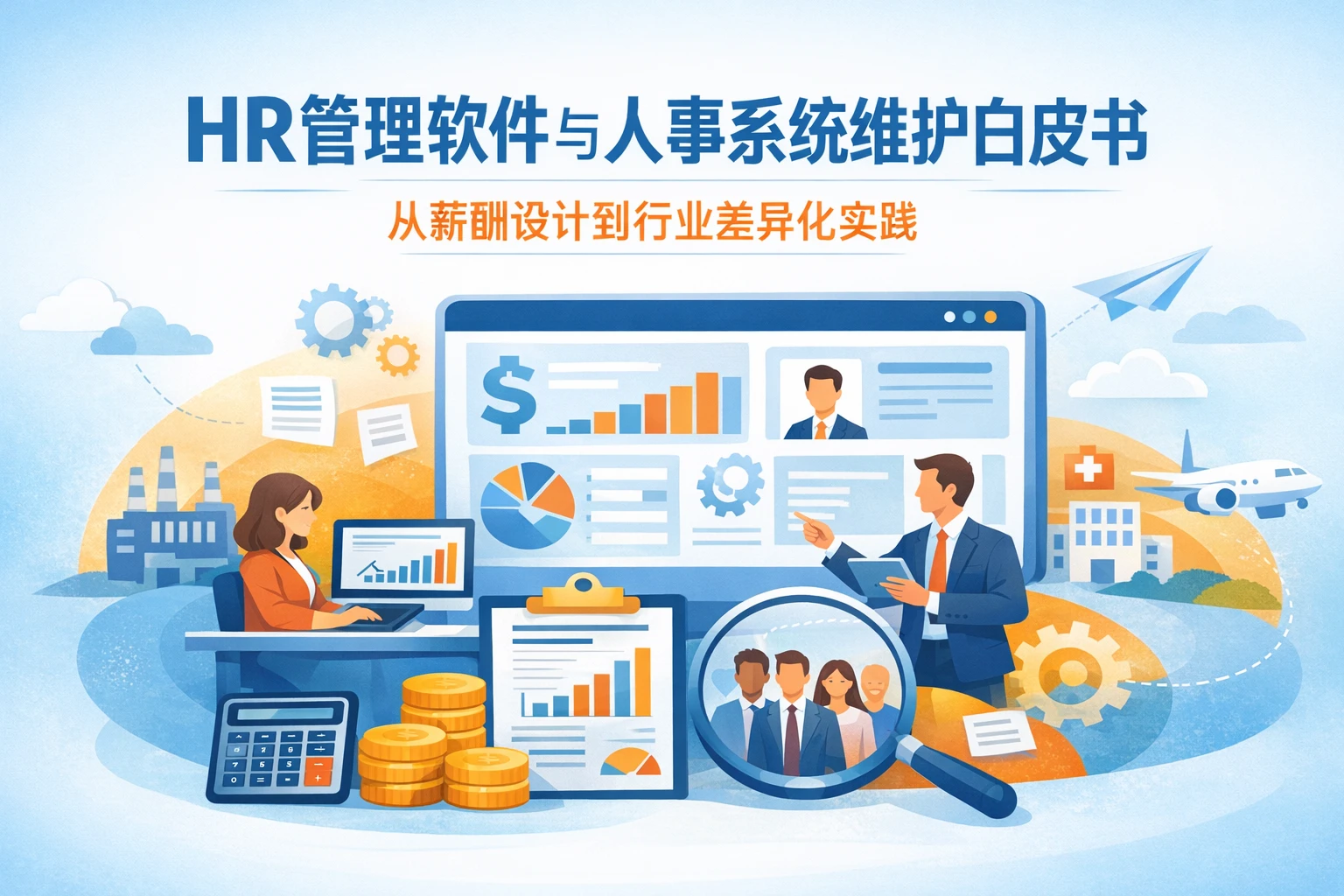 HR管理软件与人事系统维护白皮书：从薪酬设计到行业差异化实践