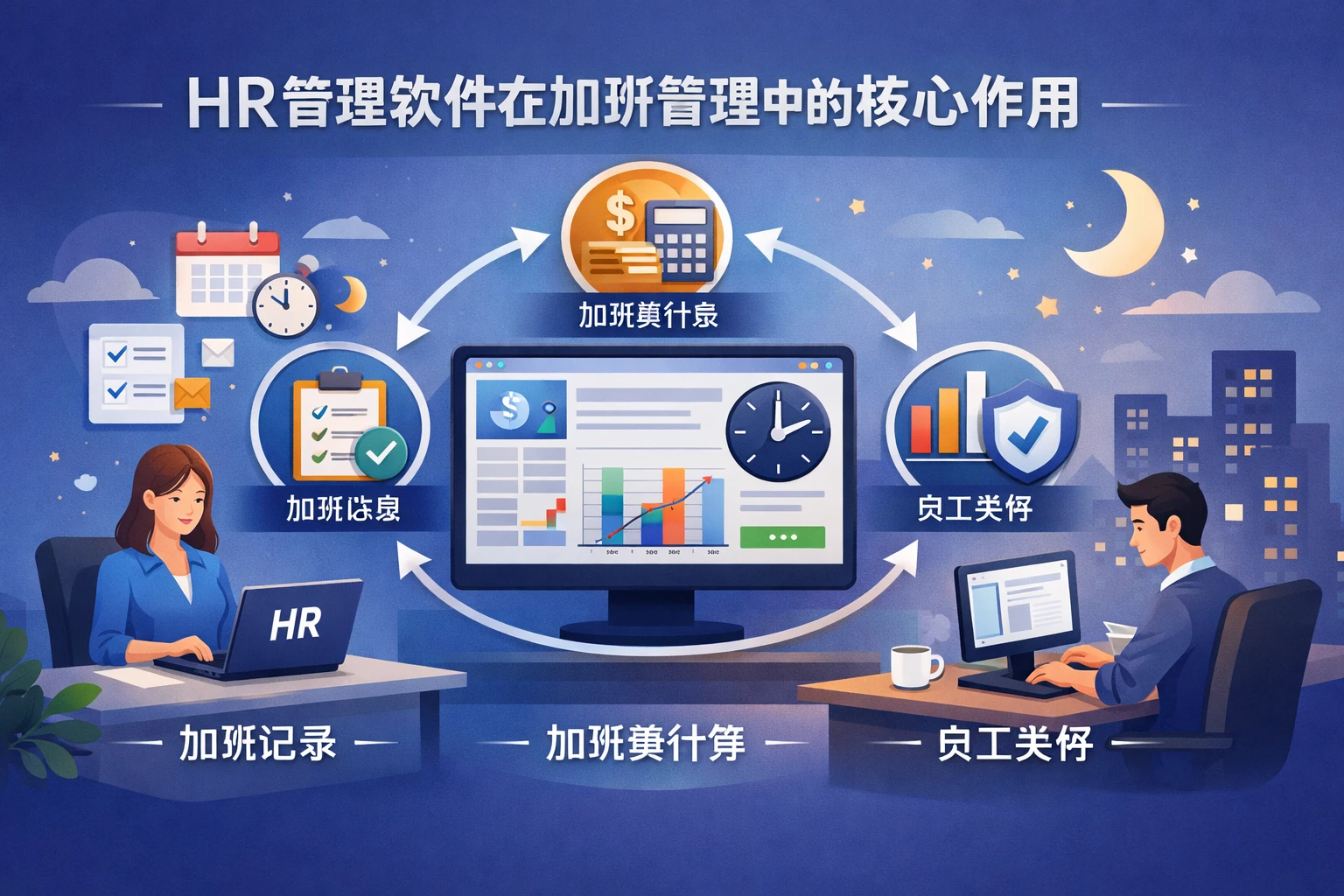 HR管理软件在加班管理中的核心作用