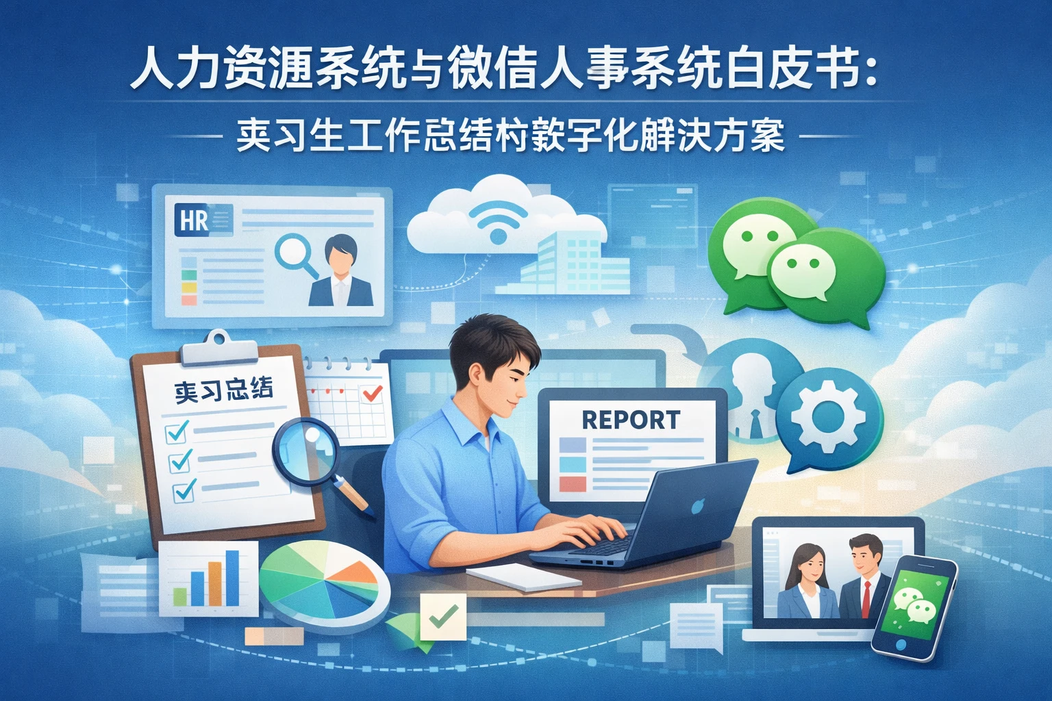 人力资源系统与微信人事系统白皮书：实习生工作总结的数字化解决方案