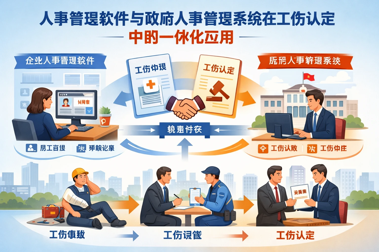 人事管理软件与政府人事管理系统在工伤认定中的一体化应用