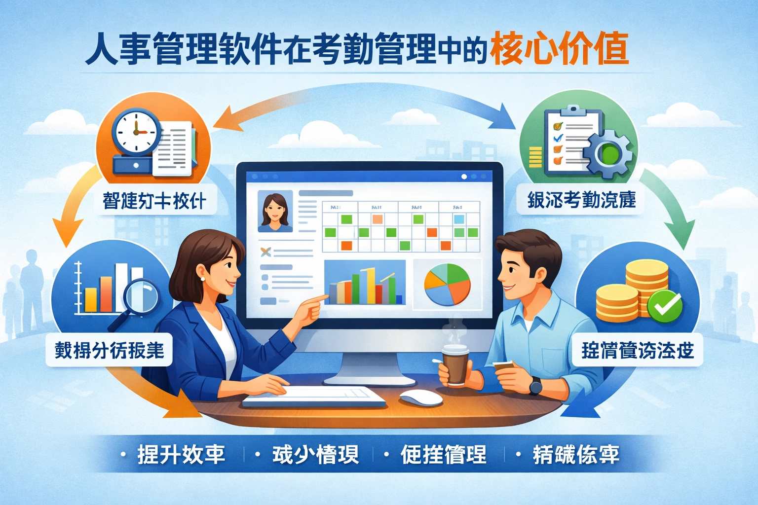 人事管理软件在考勤管理中的核心价值
