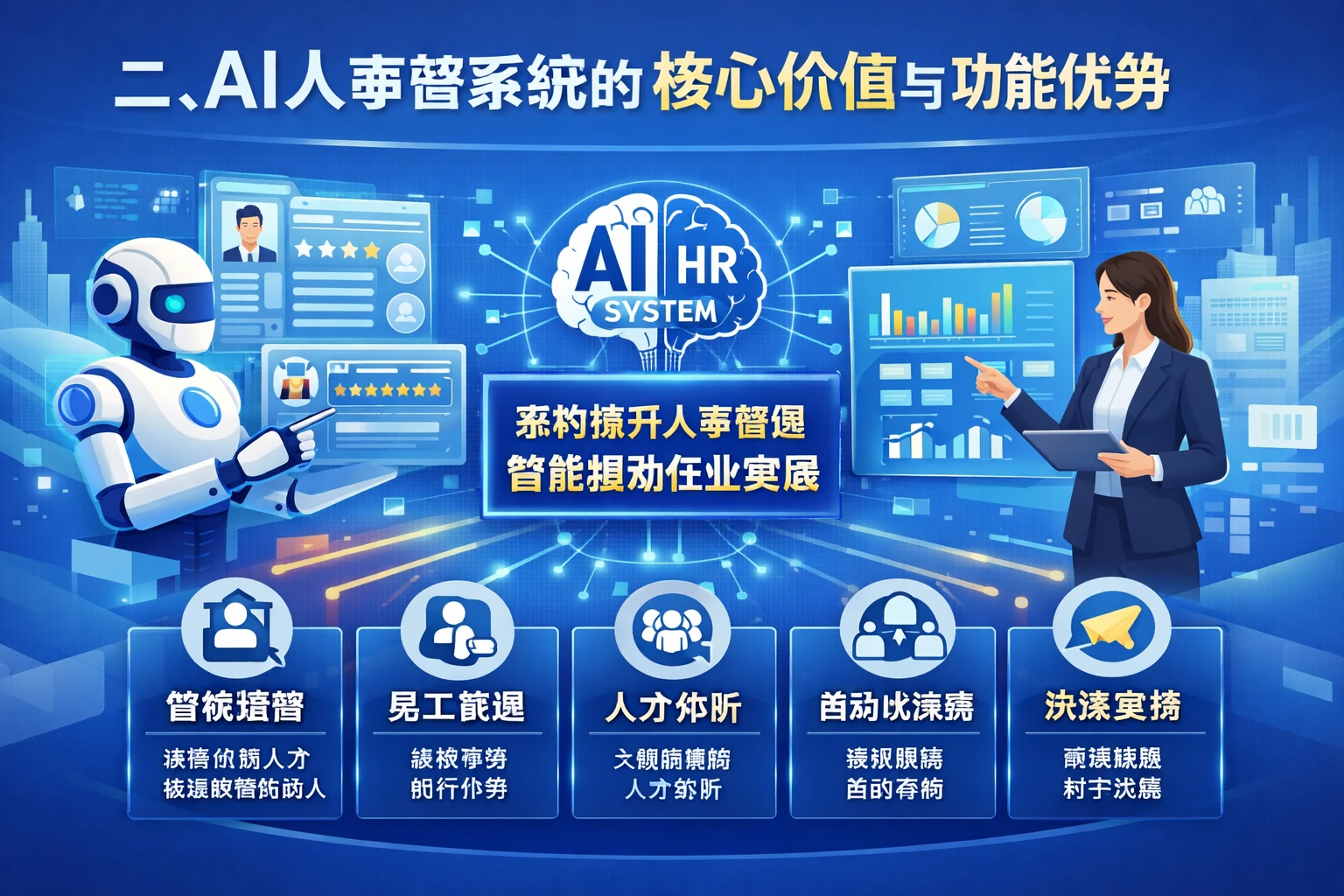 二、AI人事管理系统的核心价值与功能优势