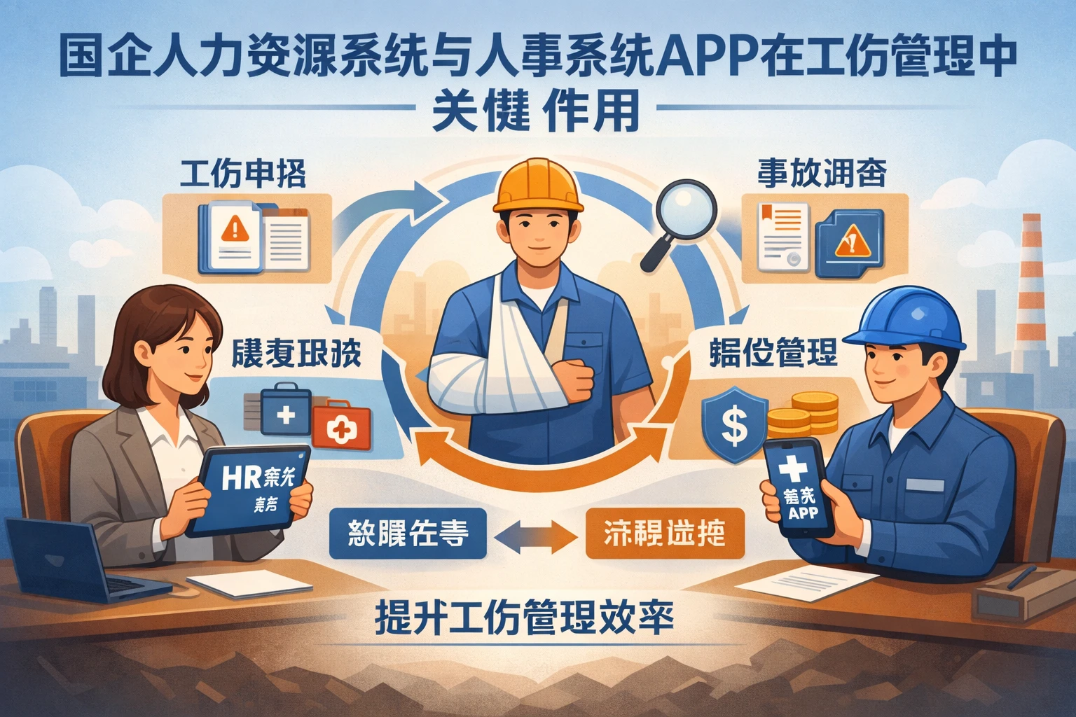 国企人力资源系统与人事系统APP在工伤管理中的关键作用