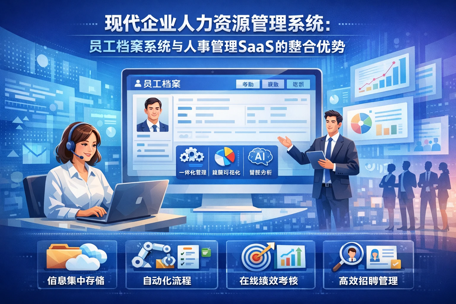 现代企业人力资源管理系统：员工档案系统与人事管理SaaS的整合优势