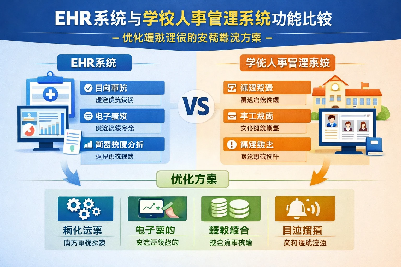 EHR系统与学校人事管理系统功能比较:优化离职流程的关键解决方案