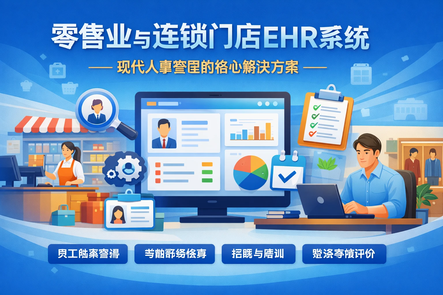 零售业与连锁门店EHR系统：现代人事管理的核心解决方案