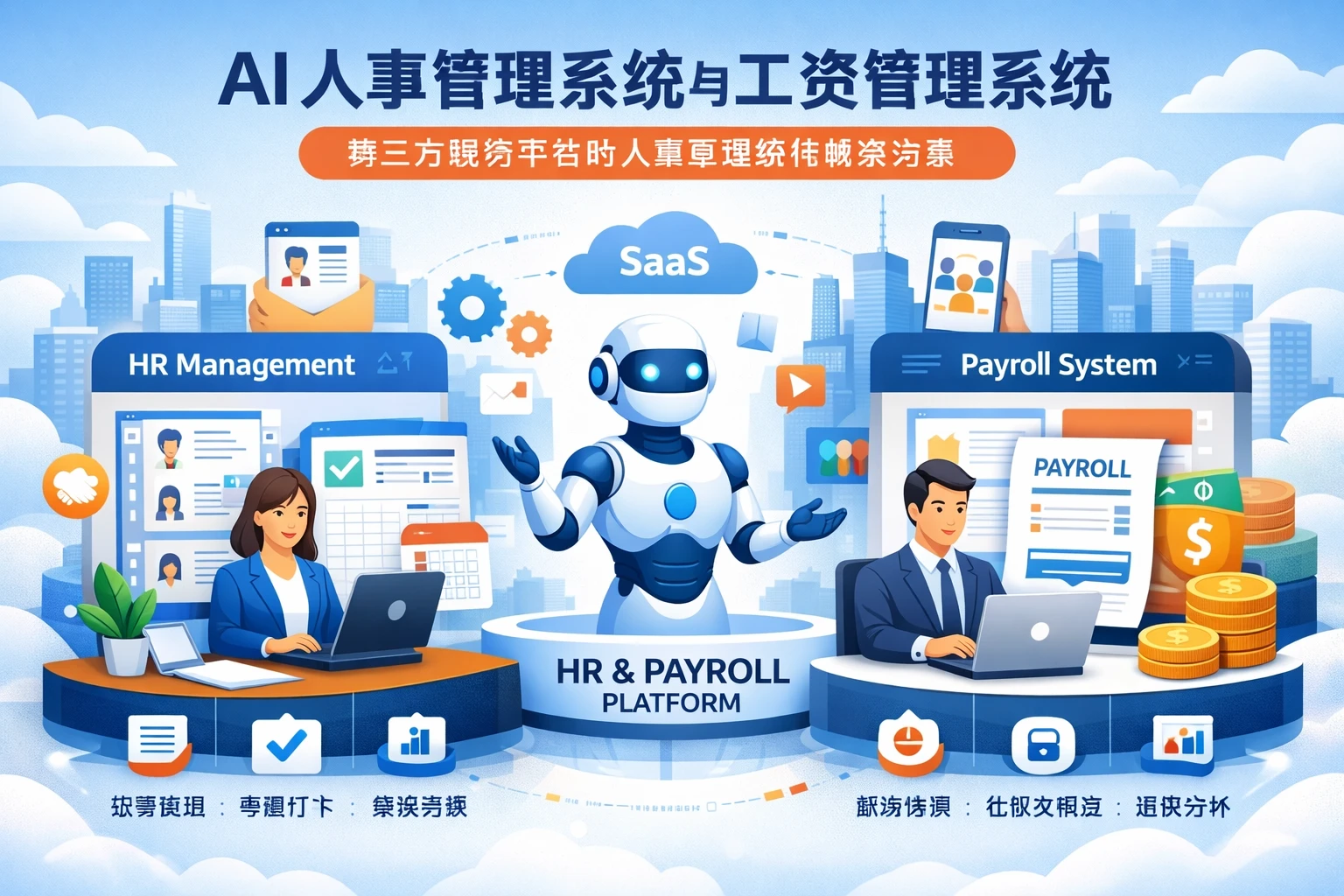 AI人事管理系统与工资管理系统：第三方服务平台的人事管理软件解决方案