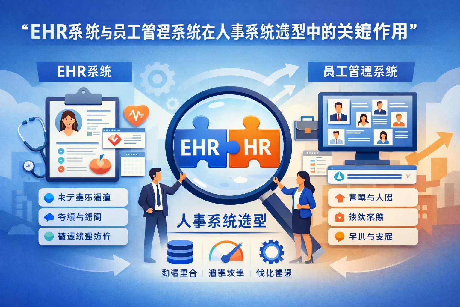 EHR系统与员工管理系统在人事系统选型中的关键作用