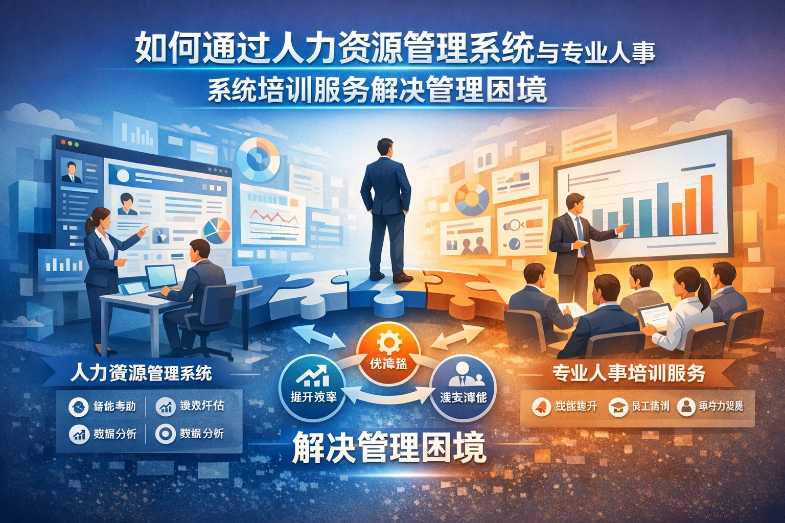 如何通过人力资源管理系统与专业人事系统培训服务解决管理困境