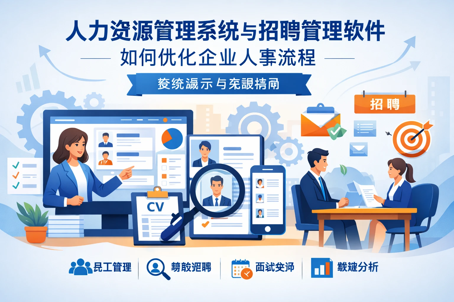 人力资源管理系统与招聘管理软件如何优化企业人事流程：系统演示与实战指南