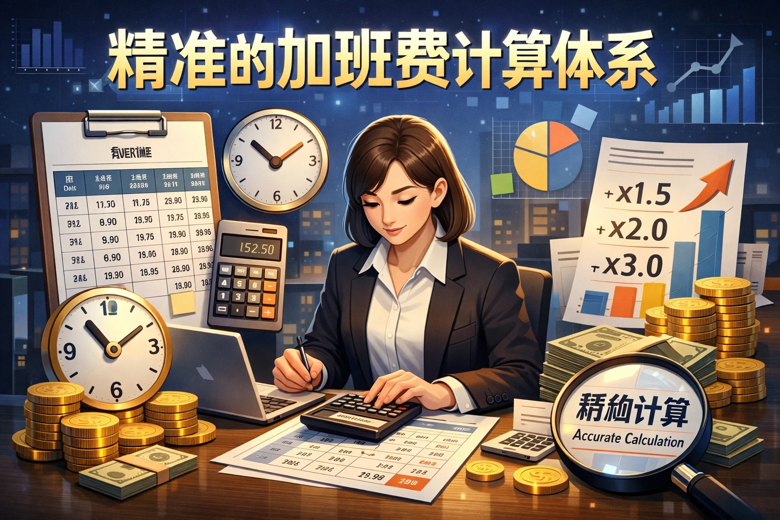 精准的加班费计算体系