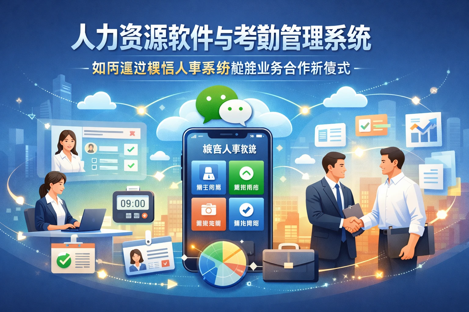 人力资源软件与考勤管理系统如何通过微信人事系统赋能业务合作新模式