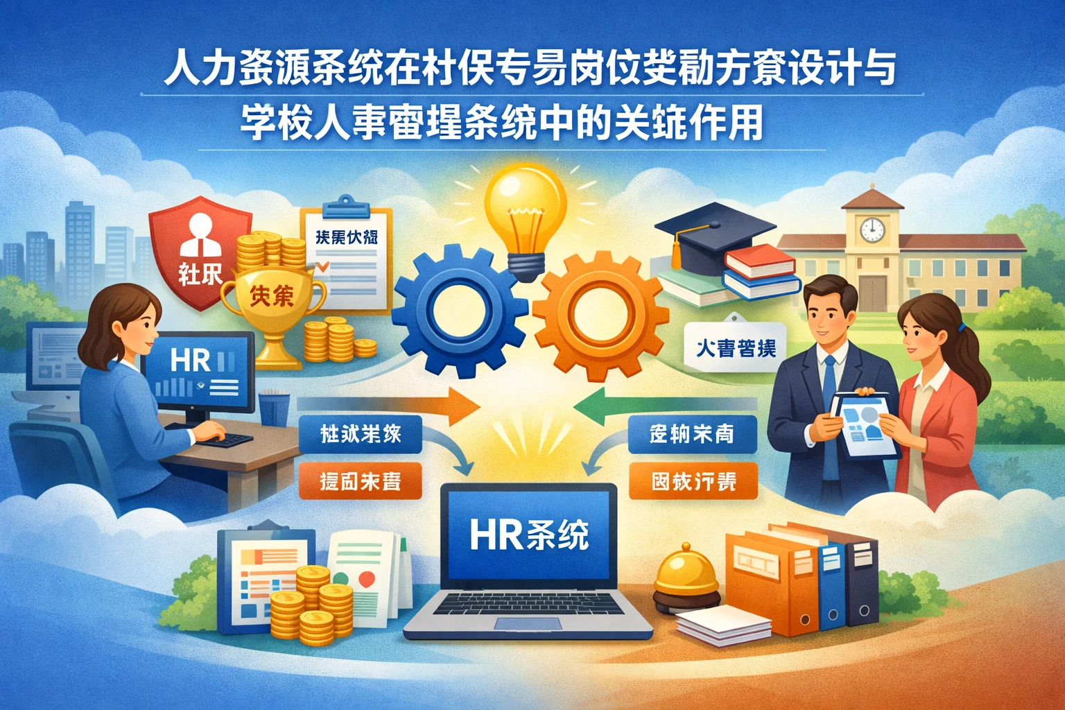 人力资源系统在社保专员岗位奖励方案设计与学校人事管理系统中的关键作用