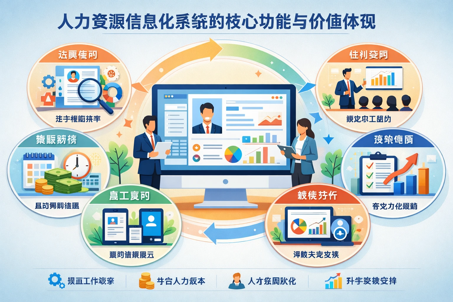 人力资源信息化系统的核心功能与价值体现