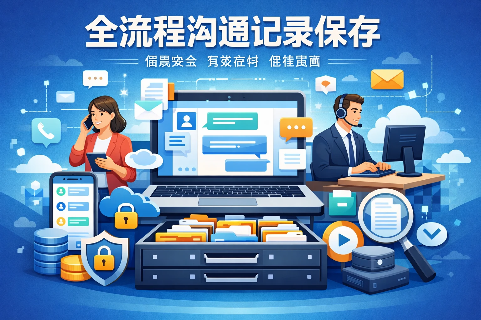 全流程沟通记录保存