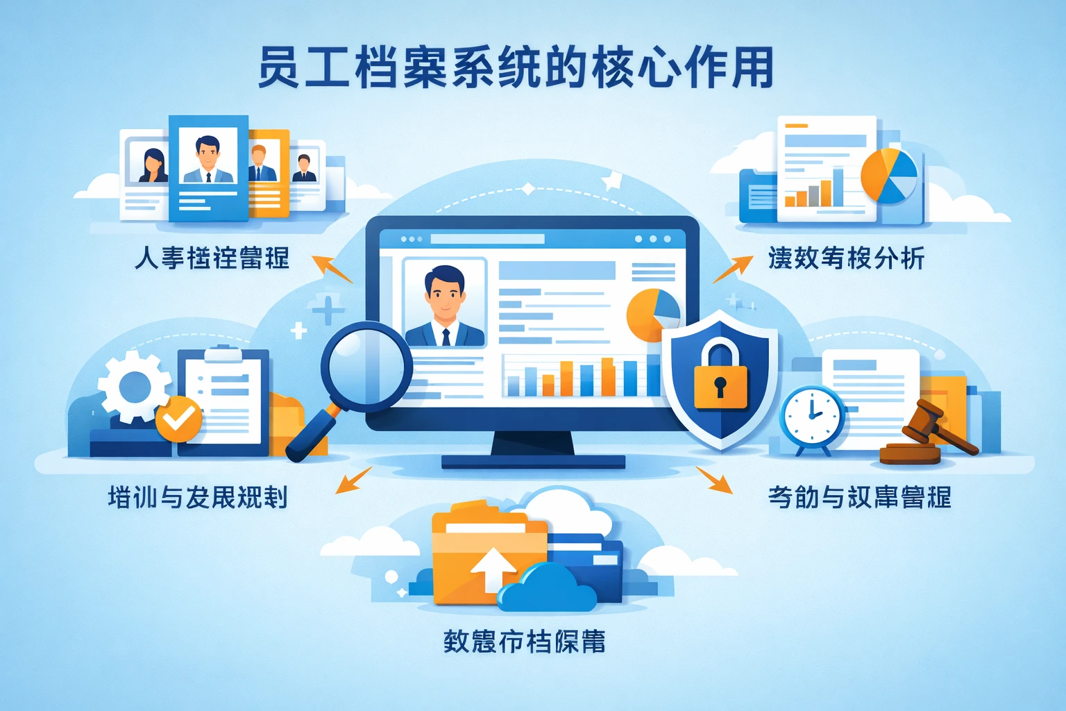 员工档案系统的核心作用