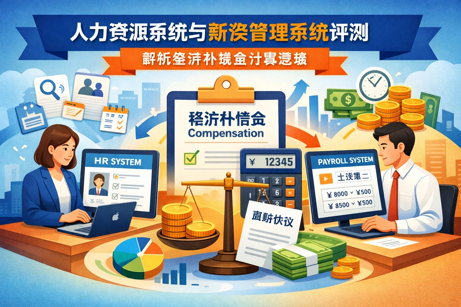 人力资源系统与薪资管理系统评测：解析经济补偿金计算逻辑