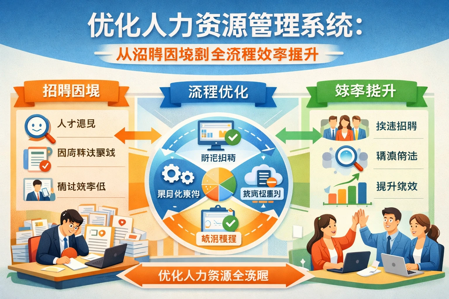 优化人力资源管理系统：从招聘困境到全流程效率提升