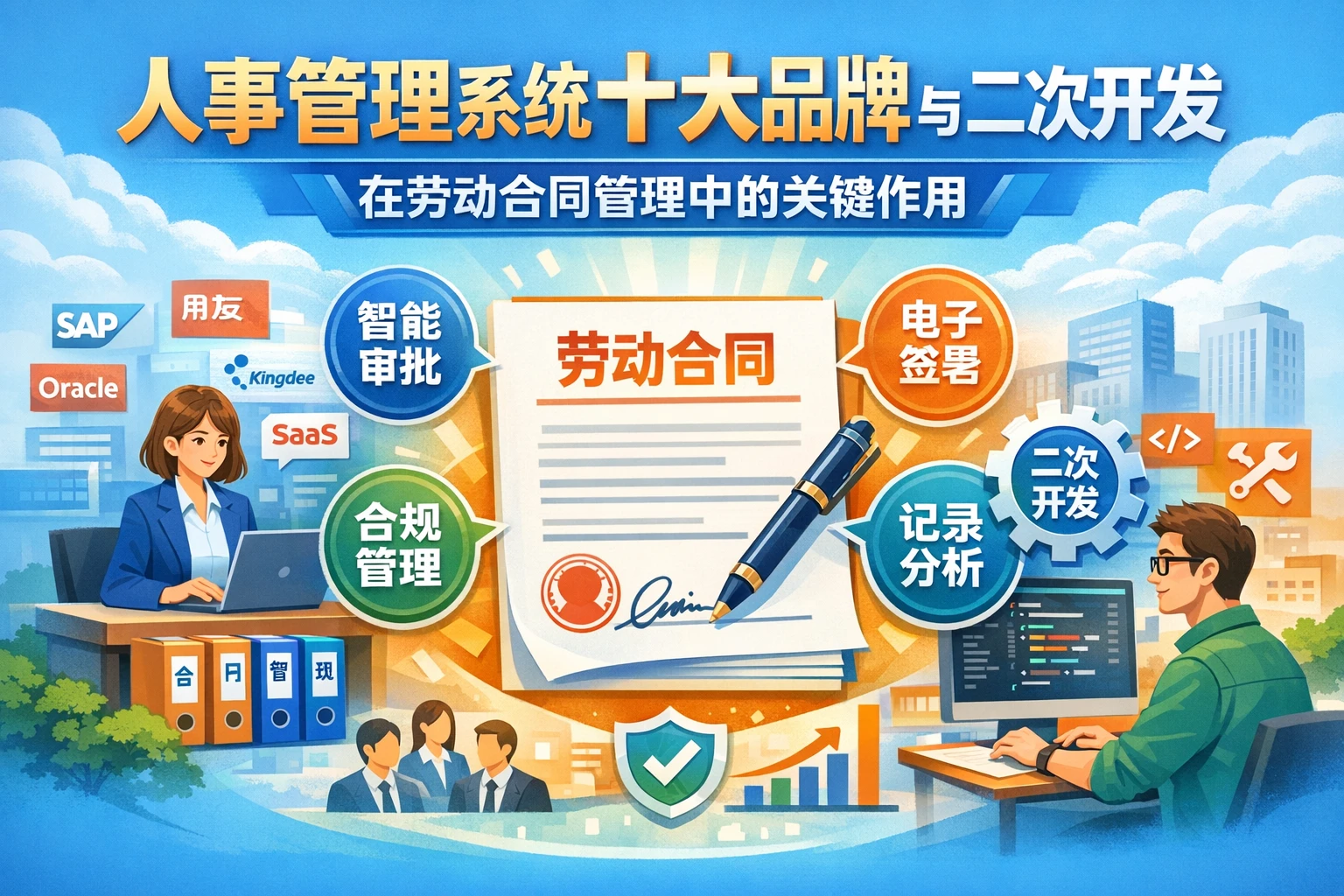 人事管理系统十大品牌与二次开发在劳动合同管理中的关键作用