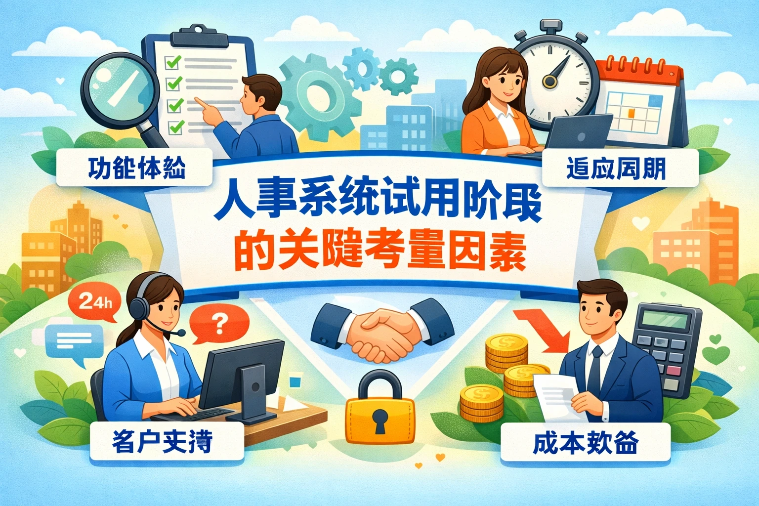 人事系统试用阶段的关键考量因素