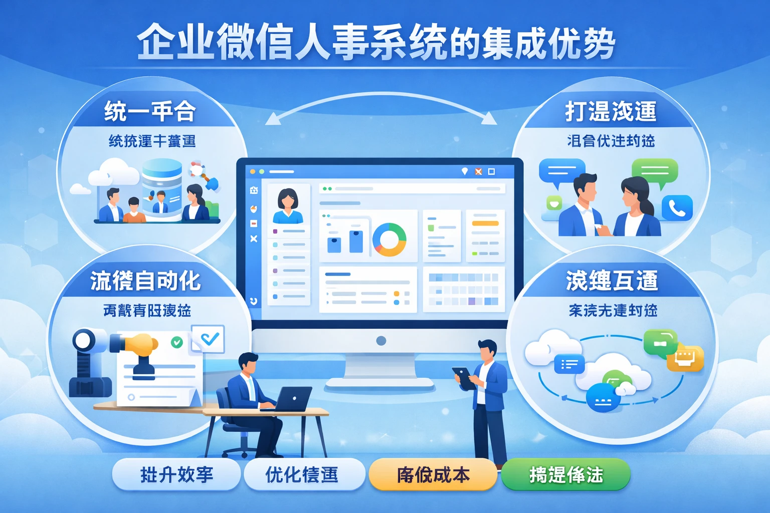 企业微信人事系统的集成优势