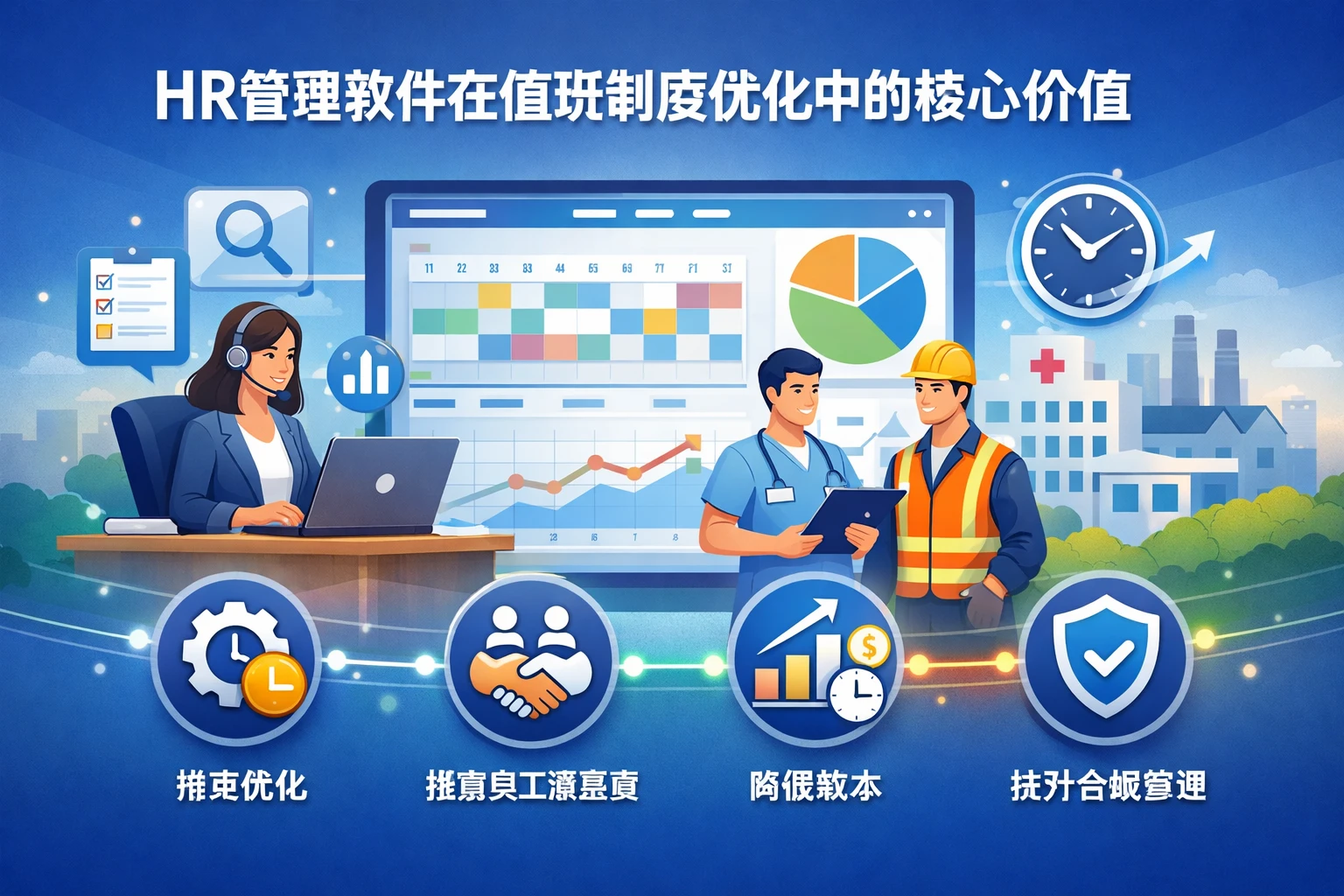 HR管理软件在值班制度优化中的核心价值