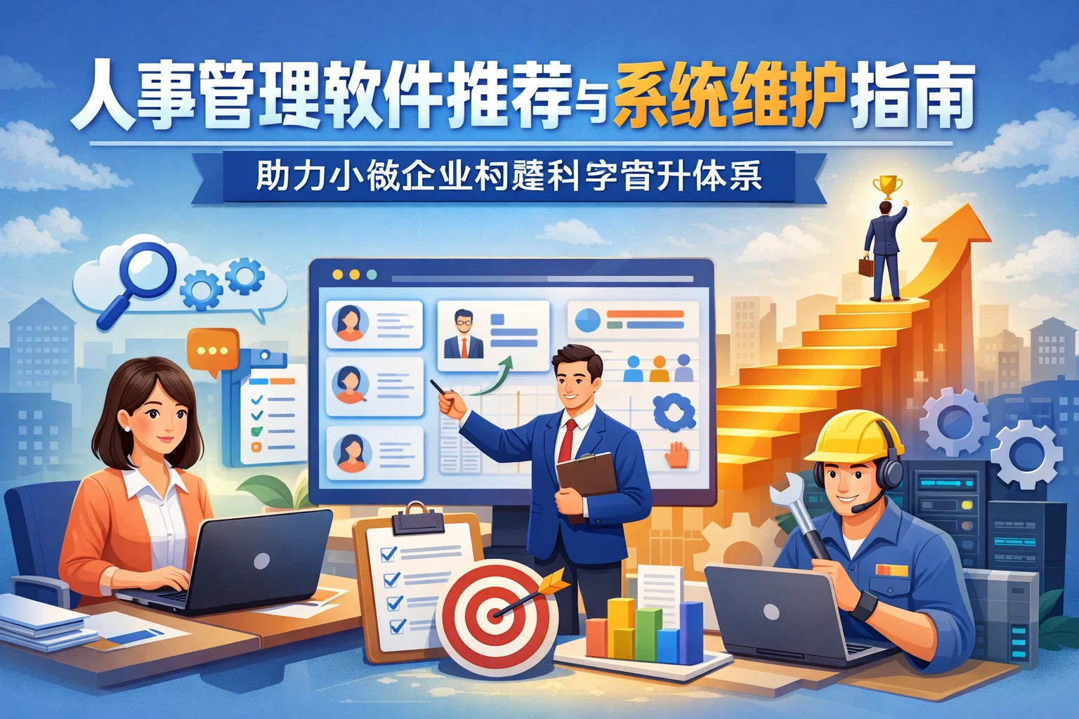 人事管理软件推荐与系统维护指南：助力小微企业构建科学晋升体系