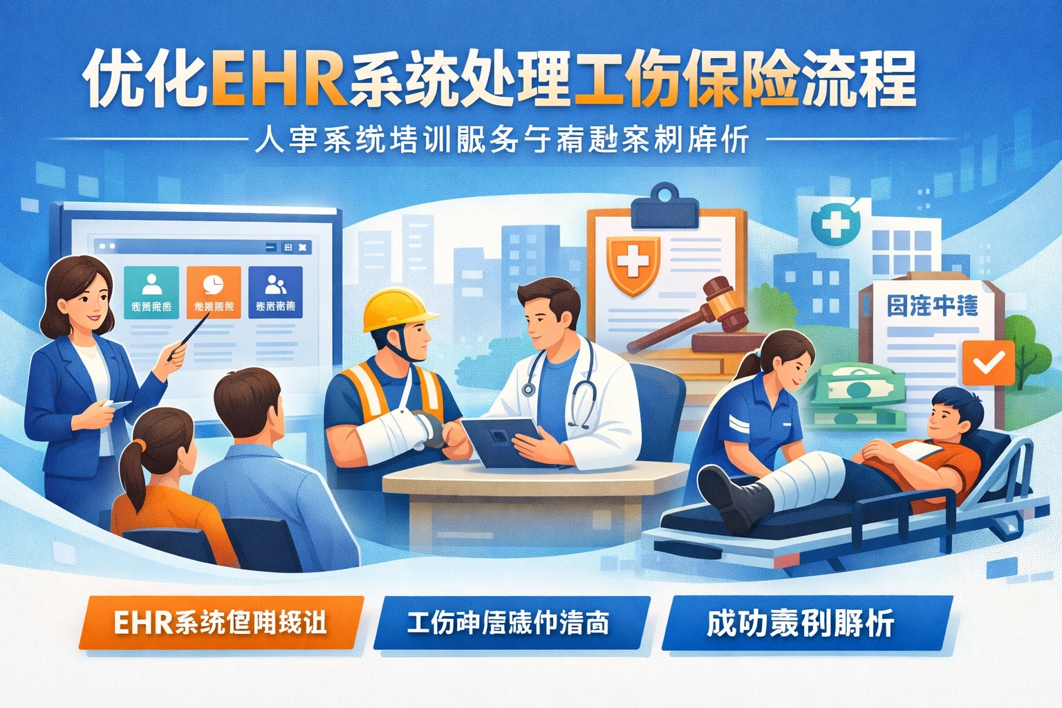 优化ehr系统处理工伤保险流程：人事系统培训服务与典型案例解析