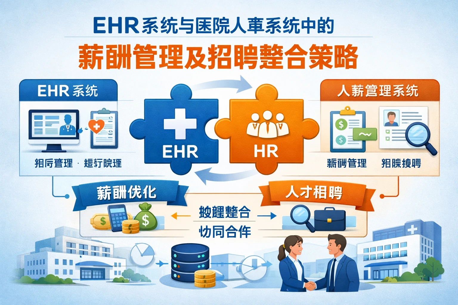 EHR系统与医院人事系统中的薪酬管理及招聘整合策略