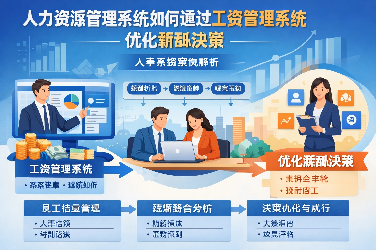 人力资源管理系统如何通过工资管理系统优化薪酬决策:人事系统案例解析