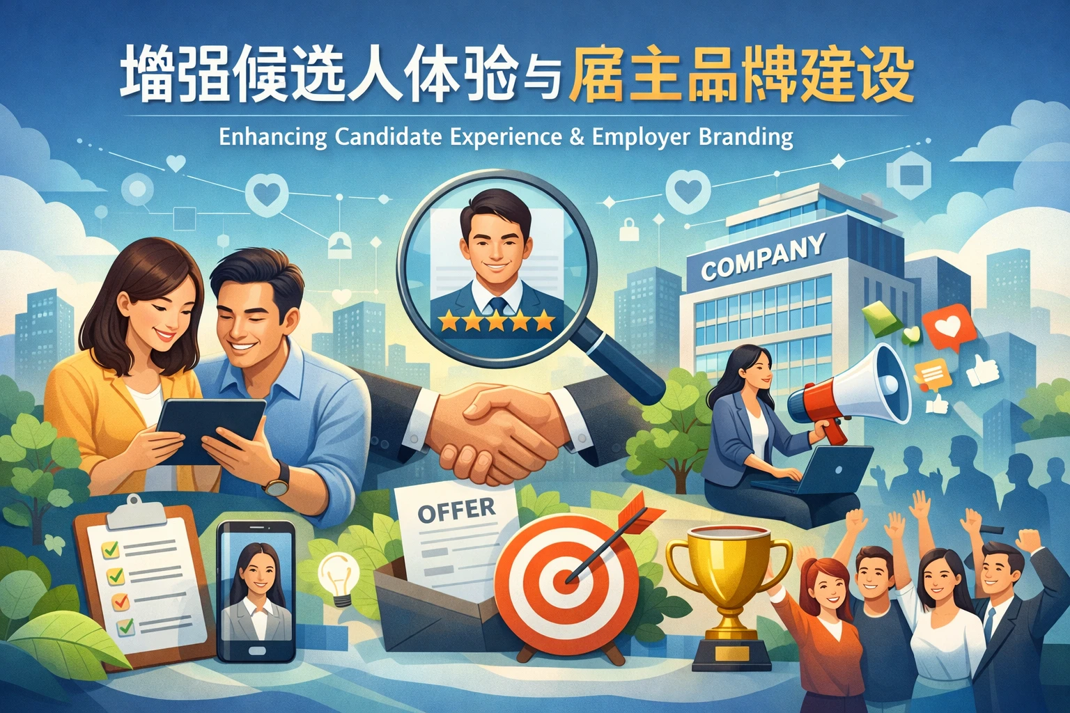 增强候选人体验与雇主品牌建设