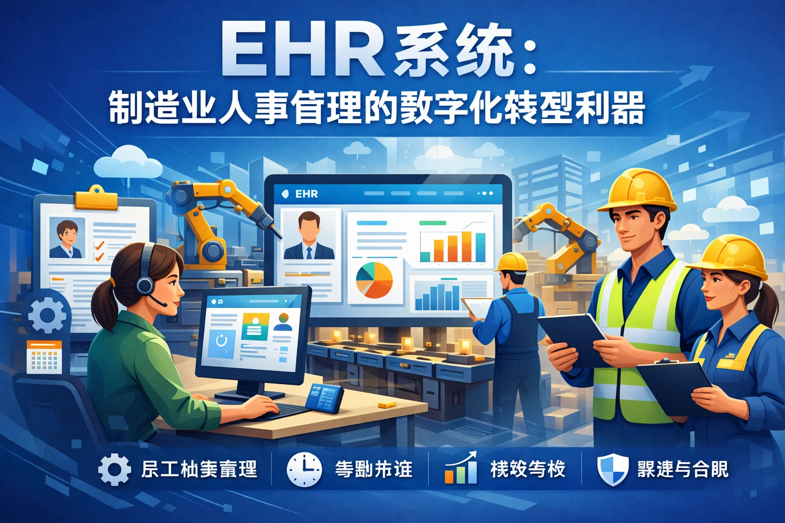 EHR系统：制造业人事管理的数字化转型利器