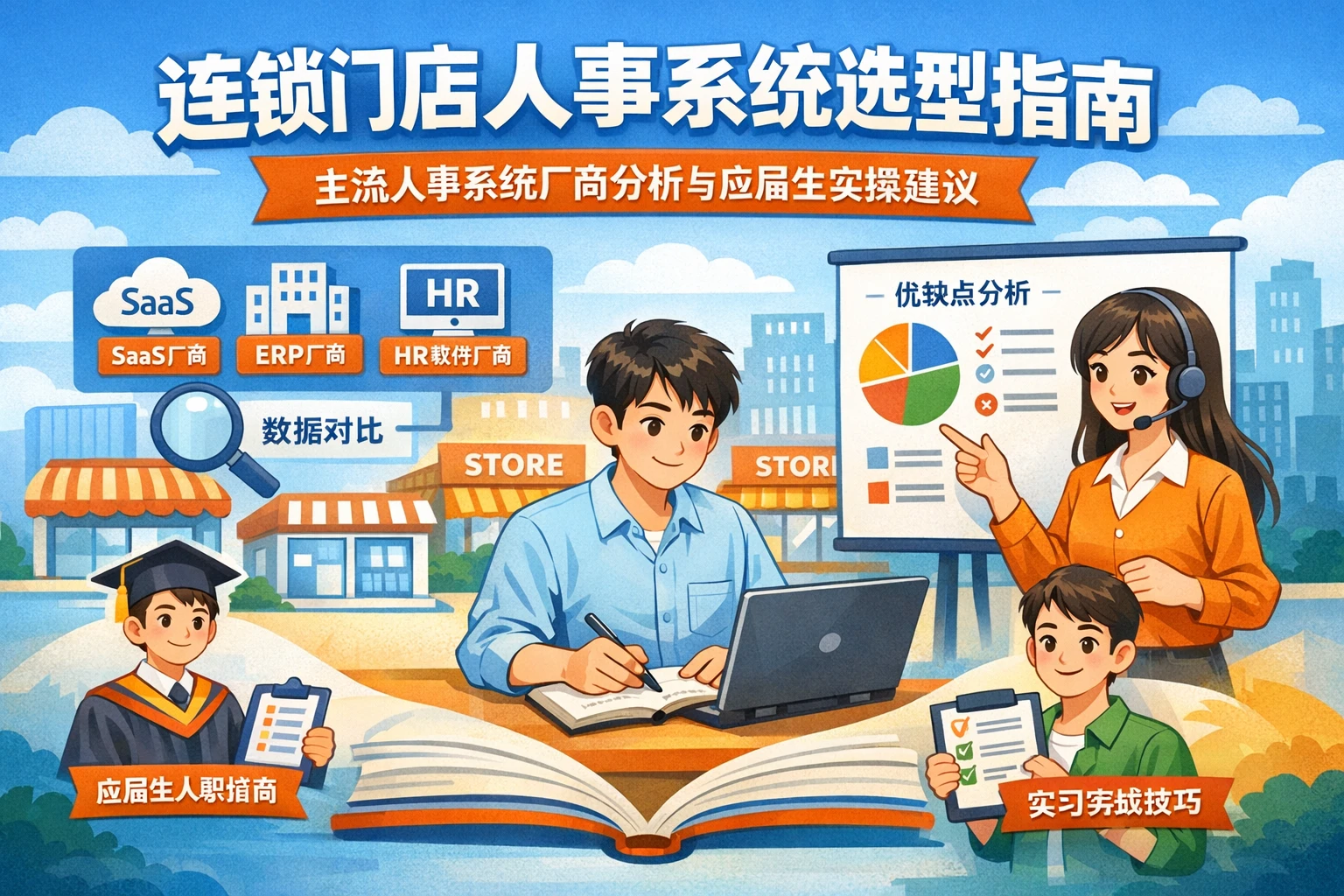 连锁门店人事系统选型指南:主流人事系统厂商分析与应届生实操建议