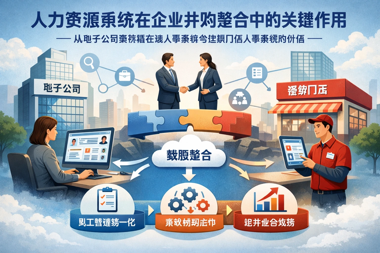 人力资源系统在企业并购整合中的关键作用——从电子公司案例看在线人事系统与连锁门店人事系统的价值