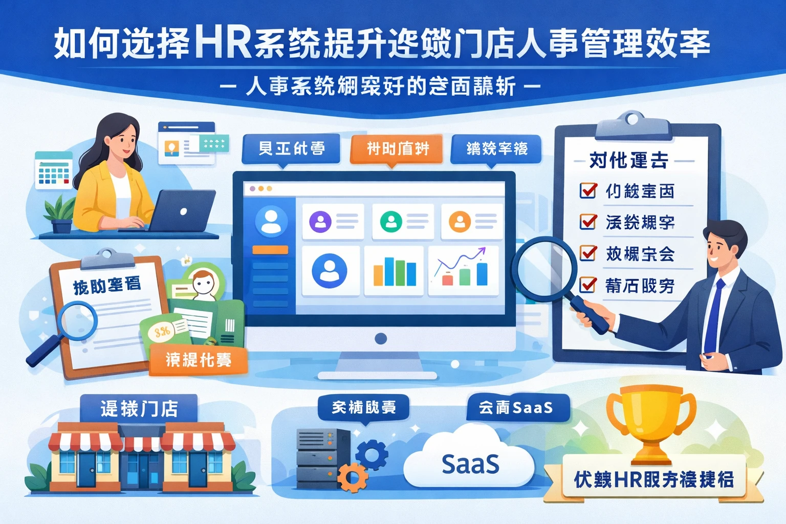 如何选择HR系统提升连锁门店人事管理效率 - 人事系统哪家好的全面解析