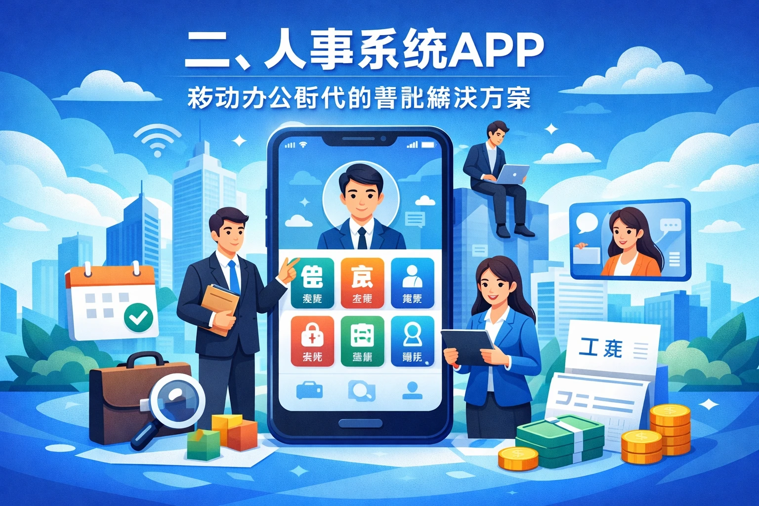 二、人事系统APP：移动办公时代的智能解决方案