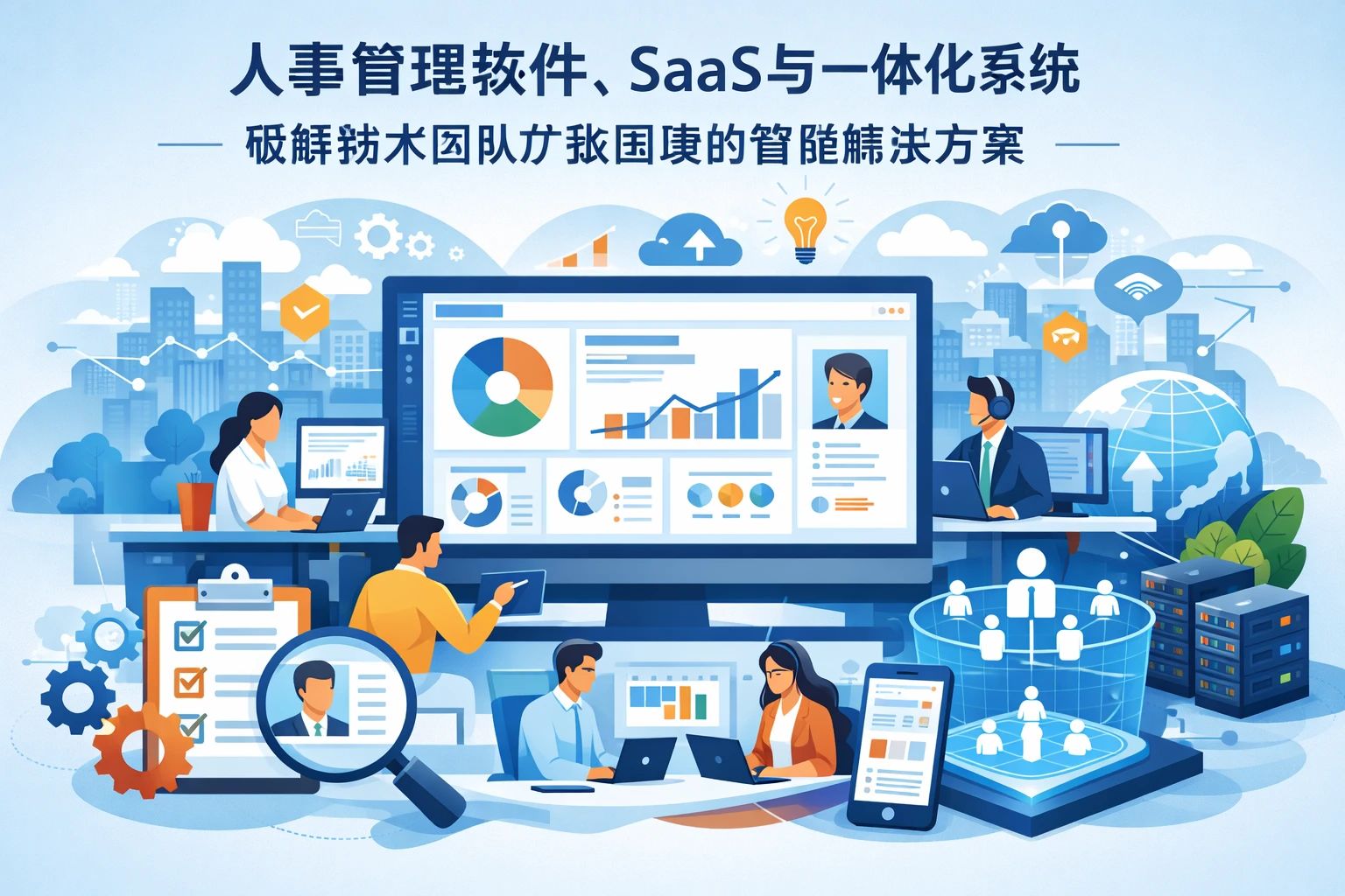 人事管理软件、SaaS与一体化系统：破解技术团队扩张困境的智能解决方案